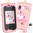 Smartphone Enfant Ashfly – Licorne – 2,4 Pouces, 13 Jeux, Appareil Photo, Cadeau Fille 3-10 Ans