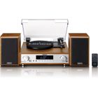 Platine Vinyle Bluetooth- Lenco - Radio DAB+/FM - ensemble stéréo HiFi - MC-160WD - Bois