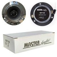 2 SUPER TWEETER MASTER AUDIO BST11/8 175 watts rms et 350 watts max avec 9,80 cm diamètre 98 db 8 ohms 3,70 cm profondeur, la paire