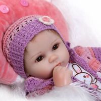 Poupées de bébés reborn - YOSICL - Modèle - Rose - 42 cm - Réalistes et douces au toucher