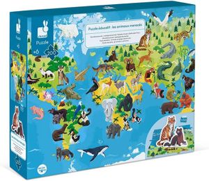 PUZZLE Puzzle Enfant Educatif les Animaux Menacés 200 Piè