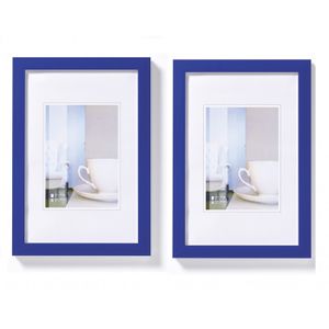 Cadre Photo Mural 30x50cm Blanc Cassé - En Bois Avec Verre Plexi - Parfait Pour Photos Et Diplômes