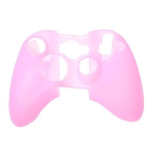 Manette sans fil Xbox 360 rose esthétique, rose et grise, png
