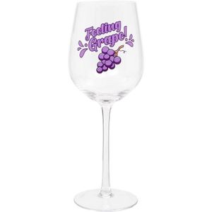 Verre à vin Verre À Vin Humoristique « Feeling Grape » 420 Ml[