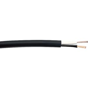Fil de câblage Conrad Components 93030c526 2 x 0.50 mm² noir 50 m 