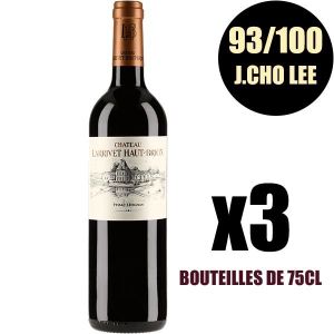 VIN ROUGE X3 Château Larrivet Haut-Brion 2015 75 cl AOC Pess