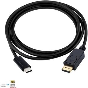 CÂBLE AUDIO VIDÉO Câble USB-C vers DisplayPort 4K 60Hz en noir (comp