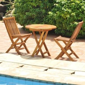 Salon De Jardin Pour Enfant En Teck Huile Achat Vente Ensemble