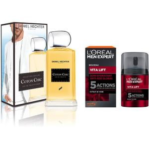 COFFRET CADEAU PARFUM Set De Parfum Homme - Cadeau Coton X Soin