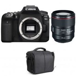 PACK APPAREIL RÉFLEX Canon EOS 90D + EF 85mm f/1.4L IS USM + Sac | Gara