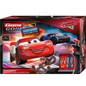 CIRCUIT Circuit Carrera Go!!! - CARRERA - Disney Cars - Voitures lumineuses - 1:43