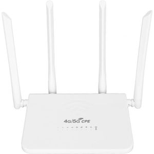 MODEM - ROUTEUR Routeur sans Fil 4G LTE avec Emplacement pour Carte SIM, Point D'accès Wi-FI Mobile à 300 Mbps avec 4 Antennes 5 DBi pour.[Z786]