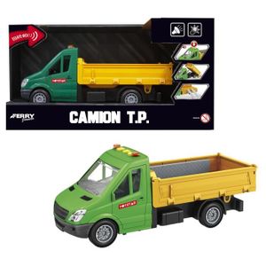 CAMION ENFANT Camion Travaux Publics - Ferry - 27cm - Friction S