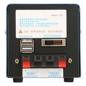Générateur de pédale portable, générateur manuel multifonction 50 W/100 W à  manivelle, sortie 1-35 V double USB sortie de charge rapide bricolage