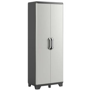 ETABLI - MEUBLE ATELIER Armoire de rangement Keter Gear Noir et Gris 182 c