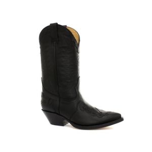 Grinders Renegade Lo Marron Unisexe Bottes en Cuir Cowboy Bikers Occidentaux Bottes /Élev/é 37