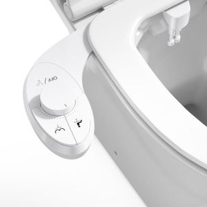 ABATTANT WC Bidet Non Électrique - TRAHOO - ABATTANT WC - Deux réglages de pulvérisation - Pression de l'eau réglable