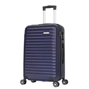 VALISE - BAGAGE Valise Taille Moyenne 4 roues 65cm Rigide Bleu Mar