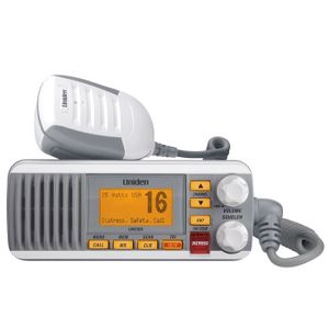 VHF PORTABLE - VHF FIXE - RADIO Uniden UM385 Fixed Mount VHF Radio - White