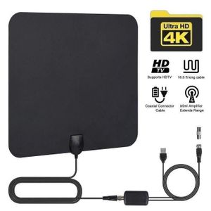 METRONIC 416975 Antenne d'intérieur TNT HD/ noire - antenne rateau, avis et  prix pas cher - Cdiscount