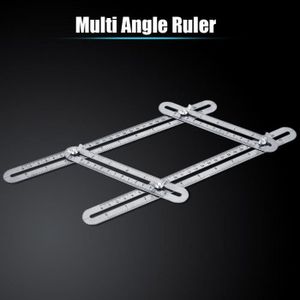 Nouvelle alliage d/'aluminium six-Pliant Règle Multi Angle Ruler Verre Carrelage Trou Locat C//