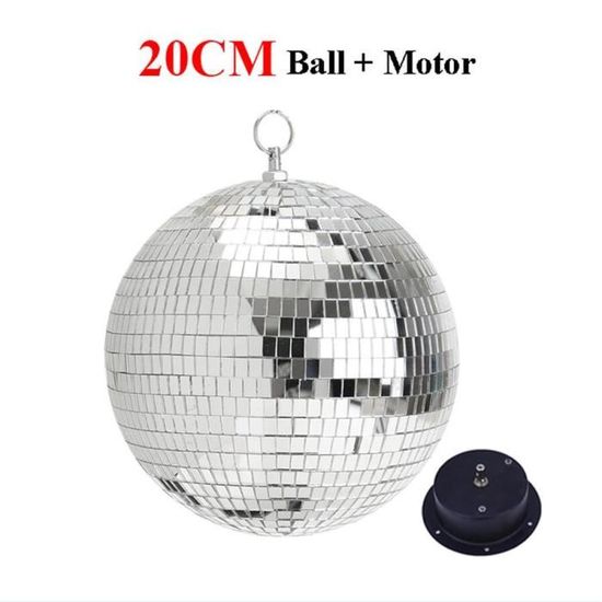 Moteur à Boule Disco Rechargeable – 18 LED RGB, Télécommande, Vitesse Réglable, Compatible Boules 4-12 Pouces - 2