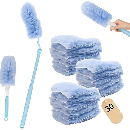 30 Pièces Plumeau Poussiere Recharge pour Swiffer Duster, avec 1 — free download