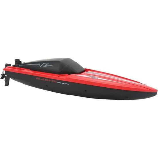 Bateau Radiocommandé Rapide – Double Moteur, Redressement Automatique, étanche – 2,4 GHz, Portée 150 M – Jusqu’à 32 Km/h – Piscine, Lac