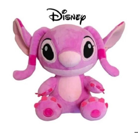 Disney Angel Peluche dans sa couverture rose 25 cm