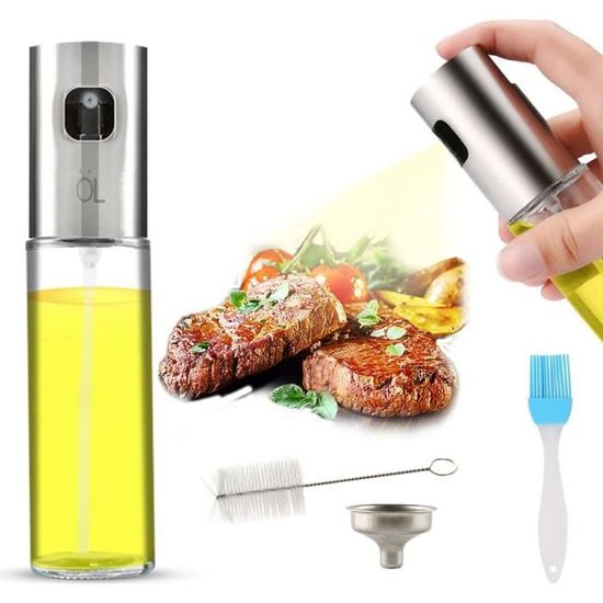 Portable Vaporisateur d'Huile Olive Vinaigre,Pulvérisateur d'huile d'olive,le  barbecue,la cuisson,les grillades,la salade, (blanc) - Cdiscount Maison