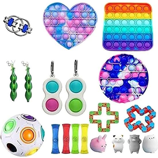 Jouet phosphorescent Pop It Fidget avec chiffres de 1 à 100, jouets  sensoriels pour enfants, jouets sensoriels pour autisme, jouets pour  enfants