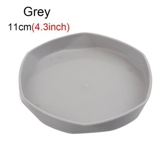 Hohovyyv - Soucoupe Pour Pot De Fleurs Avec Roulettes - Diamètre 33 Cm (intérieur 30 Cm) - Blanc - Réservoir D'Eau Intégré - Chariot Mobile Pour Plantes D'Intérieur/Extérieur - 8