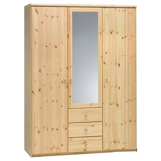 Armoire En Pin Massif 3 Portes almoire