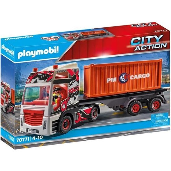PLAYMOBIL - 70771 - Camion de transport - Multicolore - Matériaux mixtes - Mixte