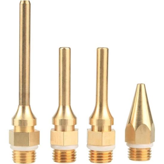 Lot De 4 Buses En Cuivre Pour Pistolet à Colle - Diamètres 2.0 Et 3.0 Mm, Longueurs 34/50/70 Mm - Anti-fuite - 7