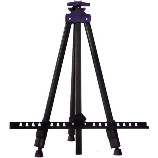 Support Chevalet Pliable 160cm Portable Noir - Chevalet Terrain Mariage Peinture Affiche