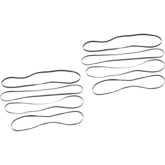 Courroies Platine Vinyle - Lot De 5 Pour WM GX688 - Diamètre 10,5 Cm - Caoutchouc élastique
