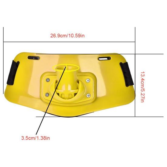 Equlup Ceinture De Support De Canne à Pêche, Réglable, Ventre De