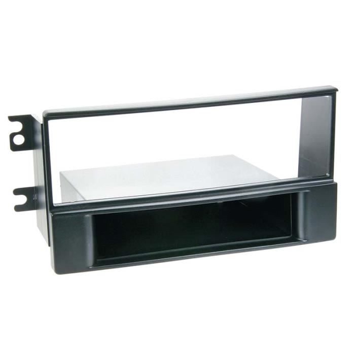 Adaptateur de façade 1-DIN avec vide poche KIA Sportage 2008 > noir