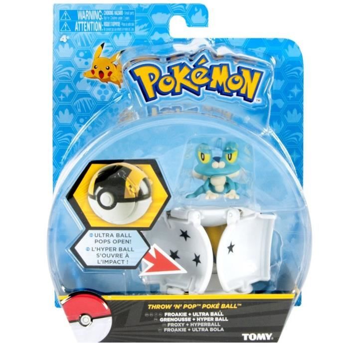 Tomy Pokémon - T18877 - Throw'n'pop pokéball Grenousse
