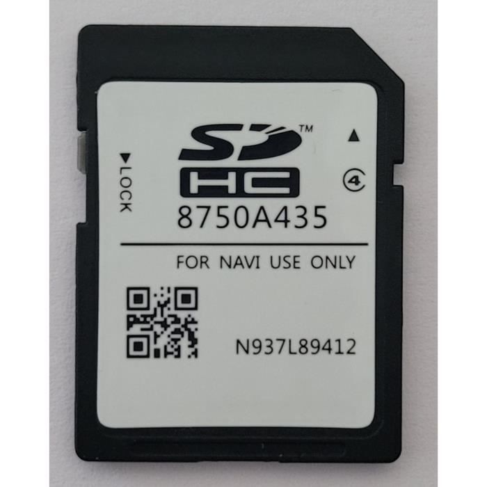 Carte SD GPS CITROËN C4 Aircross – MMCS C11 - Europe - 2020 - 2021 - 8750A435