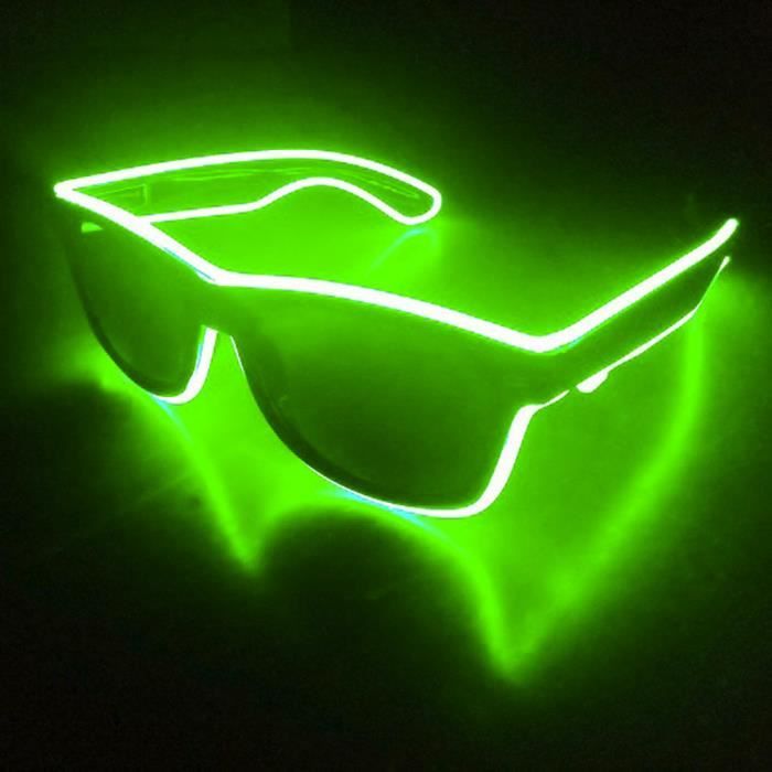 El LED Club Party Light Up Glasses Eyeglasses Bright Flashing Brill Battery Box BHP81227330A_769