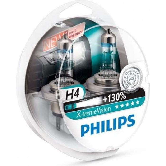 Ampoules H4 Philips X-treme Vision