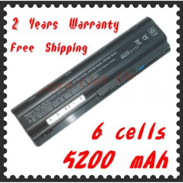 Portable Batterie Mu06 Pour Hp Compaq Cq32 Cq42 Cq43 Cq56 Cq62 Cq62-100 Cq62-200 Cq630 Cq72 Pour Envy 15 - 1100 17 T G32 G62 G42-100