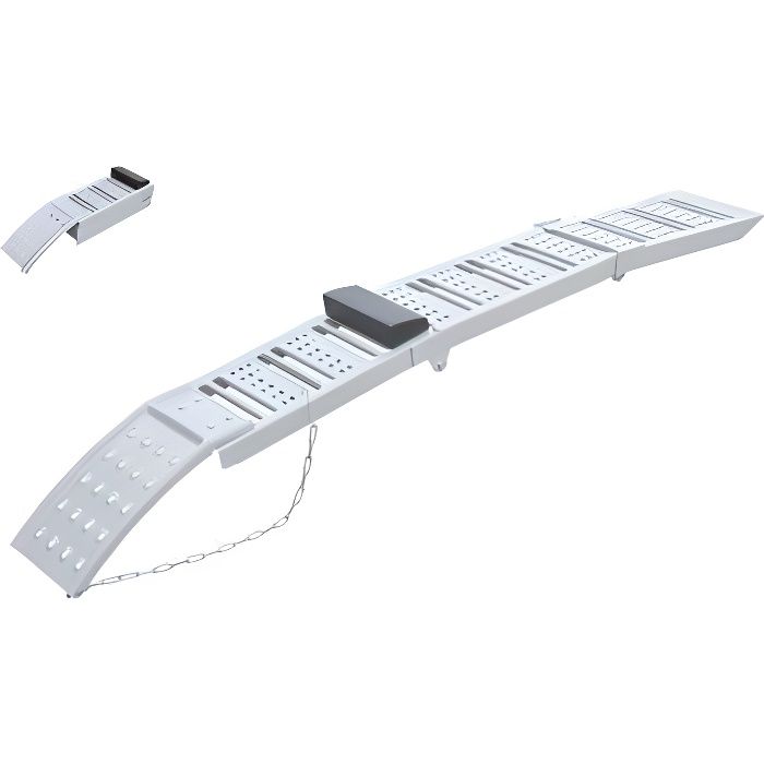 RAMPE CHARGEMENT PORTABLE 2M PLIANTE METAL PLIABLE