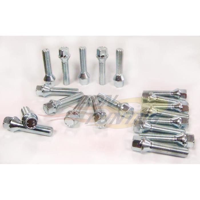 Pack de 20 Vis 12x150 - L2 50mm - Cle 17 - Portee Conique - PGS