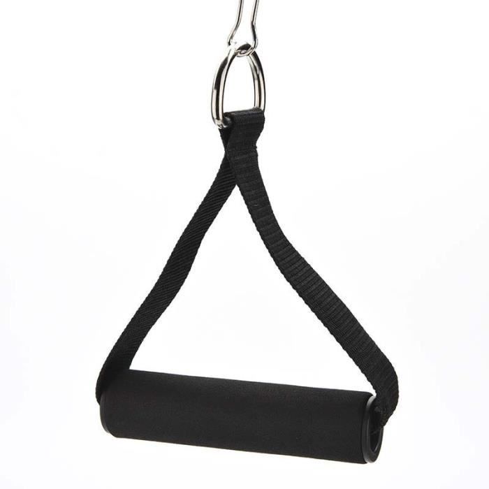 1 pièces D anneau de traction corde poignée bras Tricep Pulldown entraînement corde poignée V barre gymna - HSJSTLDC07504