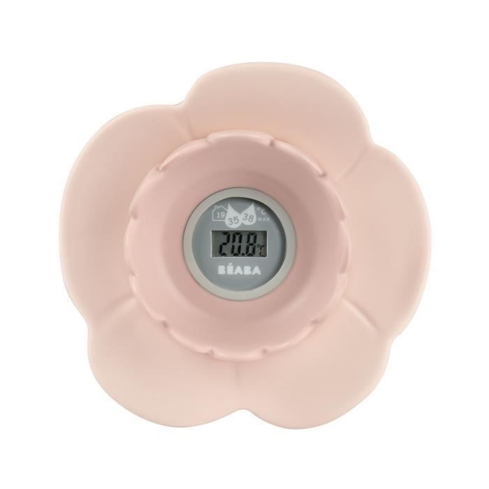 BÉABA Thermomètre de bain Lotus, Old Pink