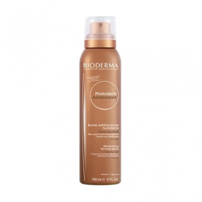 BIODERMA Photoderm Autobronzant Brume Autobronzante Hydratante Peaux Sensibles 150ml (lot de 2)