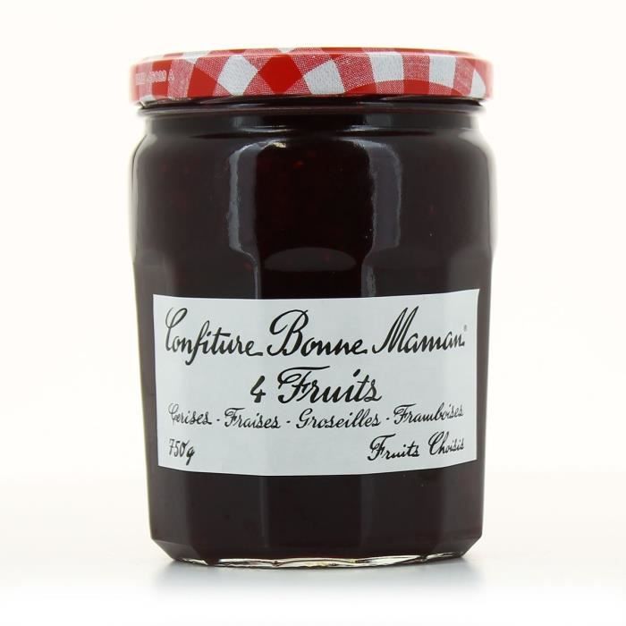 BONNE MAMAN Confiture 4 Fruits - 750 g